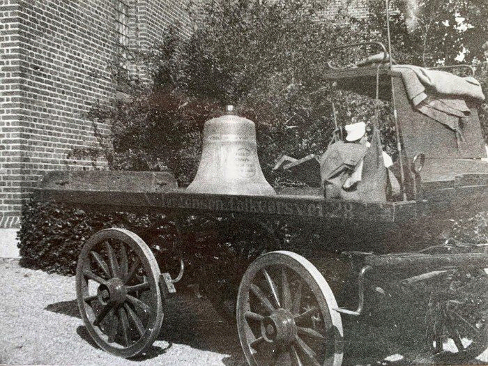 Klokke på arbejdsvogn 1920